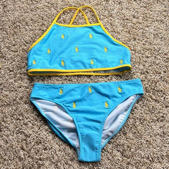 Polo Ralph Lauren- Girl’s Two Piece Bathing Suit- Size 12